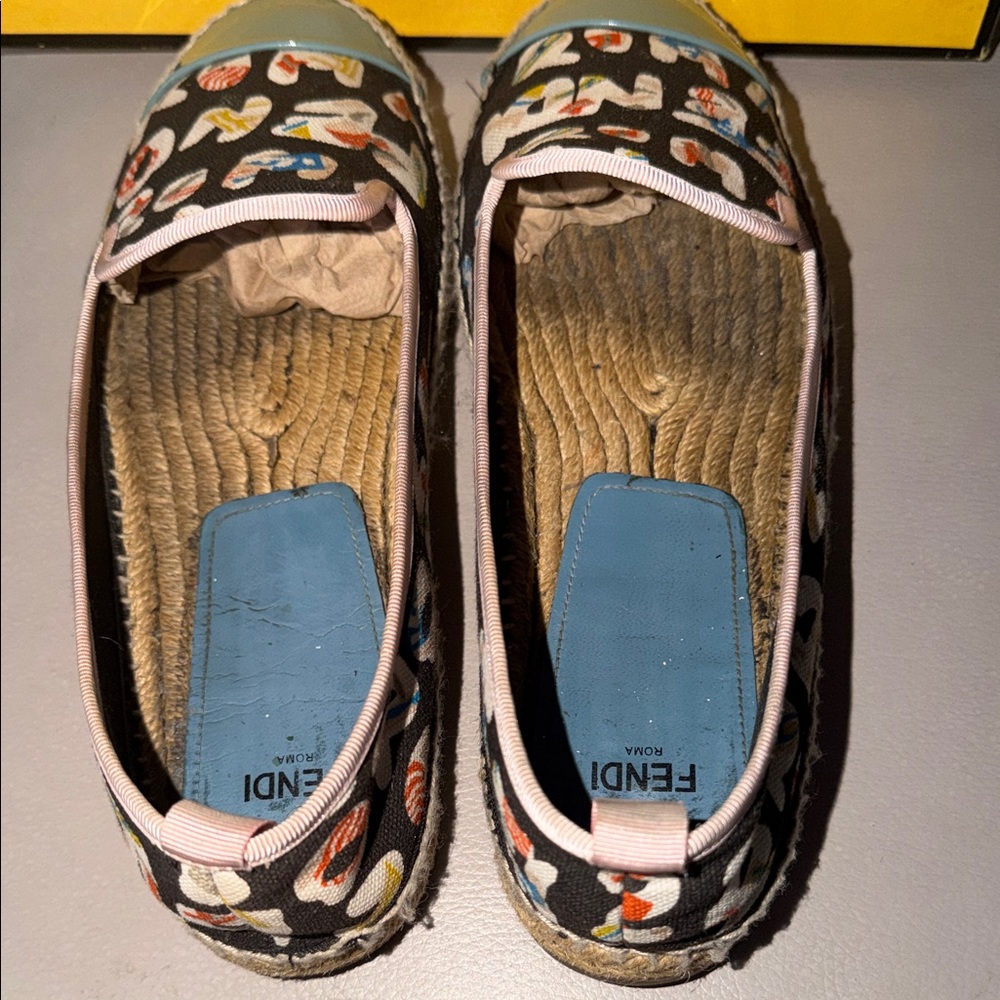 Fendi Multicolor Espadrilles size 7 - Picture 5 of 6